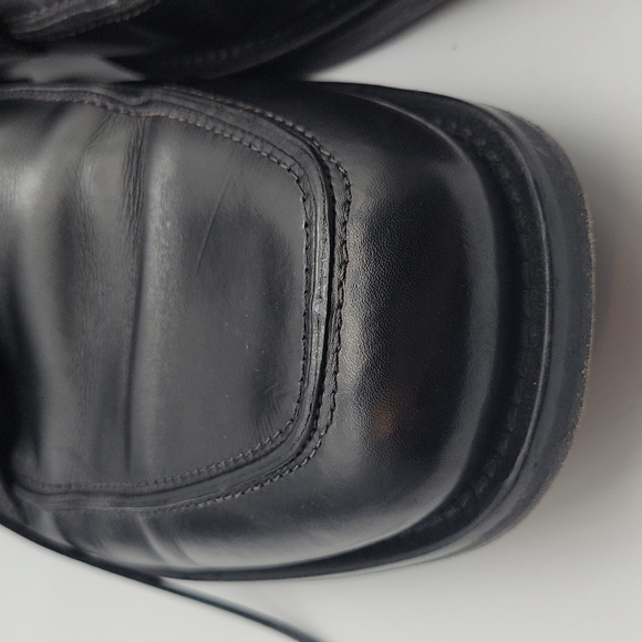 Hugo Boss size 8.5 black men's dress shoe - Picture 9 of 11